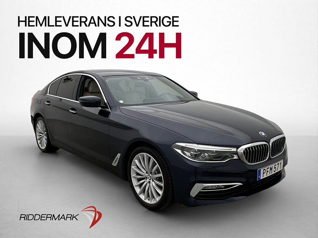 BMW 520 d xDrive Luxury Line 360° Värmare Komfort 4-Zons