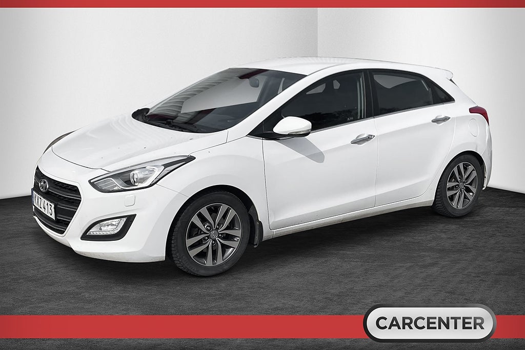Hyundai i30 5-dörrar 1.6 CRDi Premium /Drag/Navi/B-kamera/Låg skatt