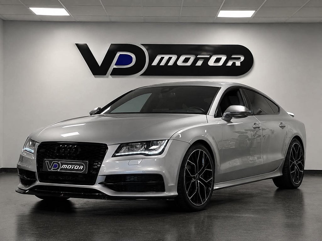 Audi S7 4.0 TFSI Carbon Bose HuD B-Kam Sportavgas Maxton 500hk