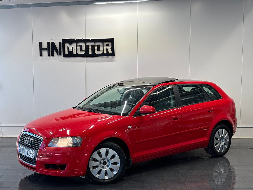 Audi A3 Sportback 1.9 TDI |PANO|KamremBytt|NyServ|NyBess|MoK|