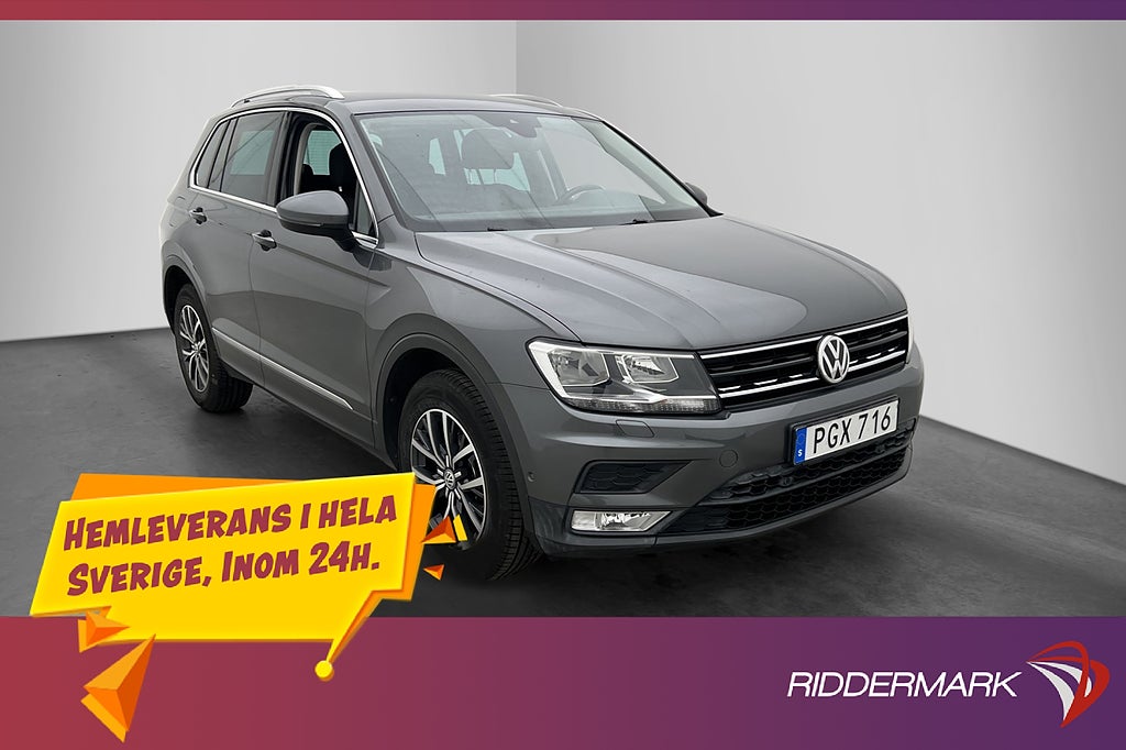 Volkswagen Tiguan 1.4 TSI 4M 150hk CarPlay Kamera Drag