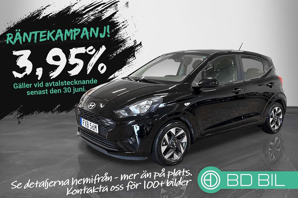 Hyundai i10 1.0 blue FACELIFT COCKPIT KAMPANJ 3,95% RÄNTA