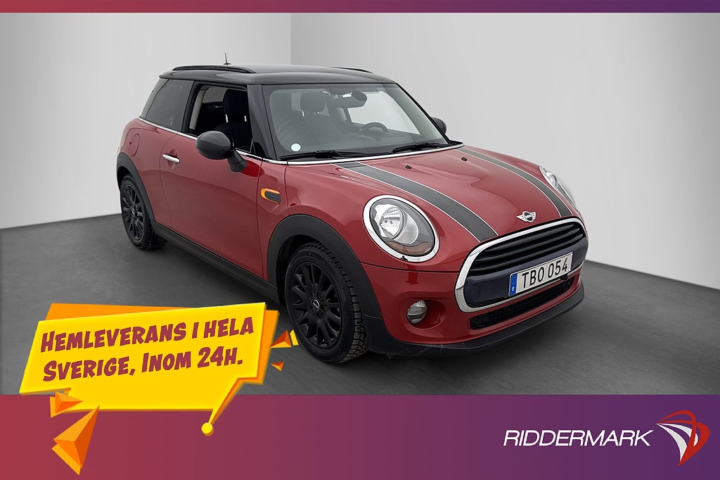 MINI Cooper 136hk Motorvärmare Sensorer 360kr Årsskatt