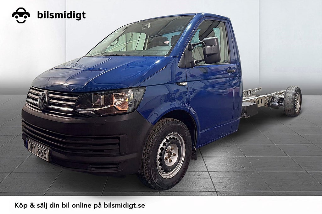 Volkswagen Transporter Chassi T30 2.0 TDI 3-sits Komfortpkt Fhållare MOMS 150hk