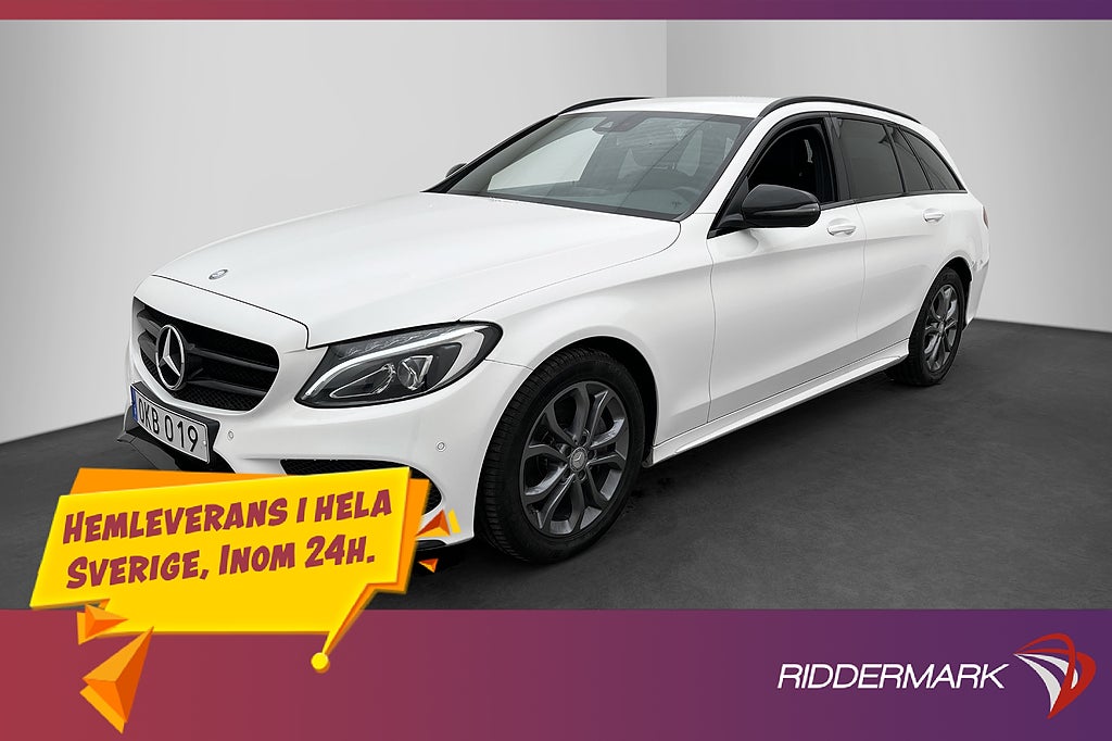Mercedes-Benz C 220 T d 4M AMG M&K-Värmare Drag Burm Skinn