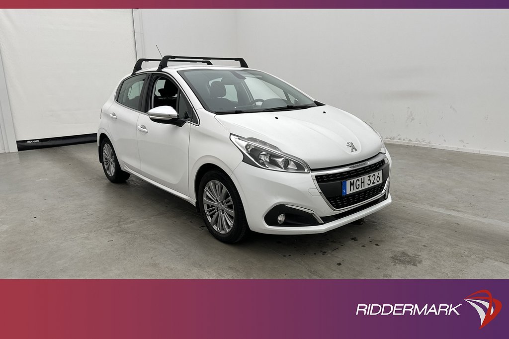 Peugeot 208 1.2 110hk Sensorer Takräcke Farthållare Drag