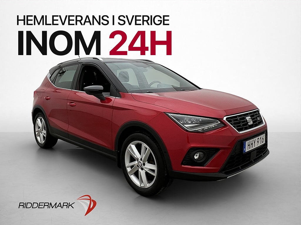 Seat Arona TSI 115hk FR Cockpit Sensorer CarPlay Farthållare