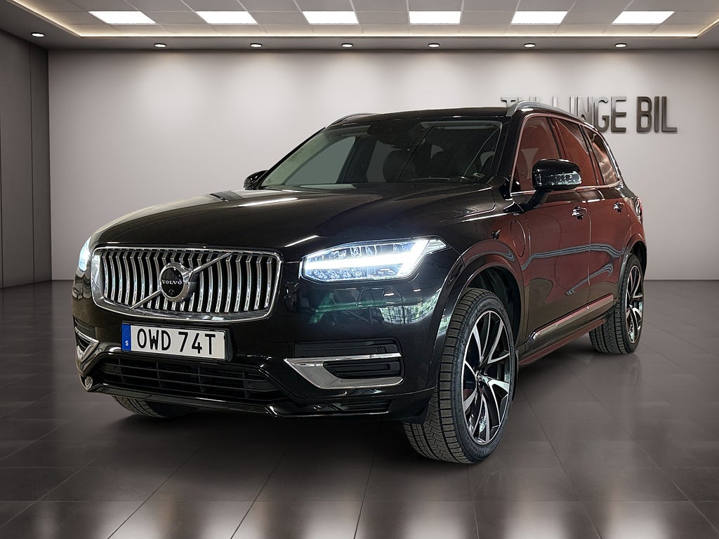 Volvo XC90 T8 Inscription Orrefors 7-Sits HuD 360° Drag 21” MOMS