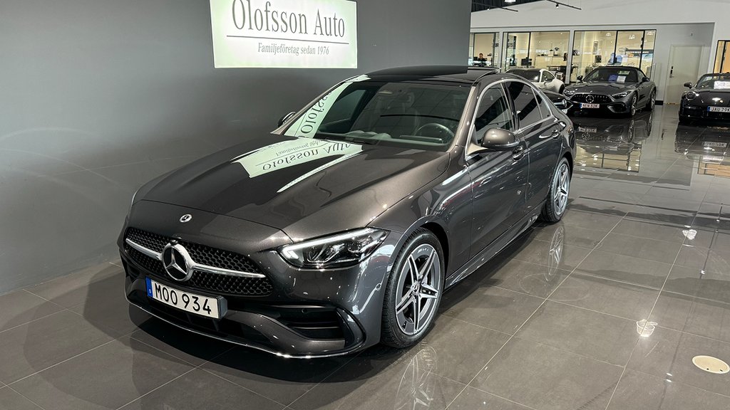 Mercedes-Benz C 220d AMG Glastak Värmare Sedan 