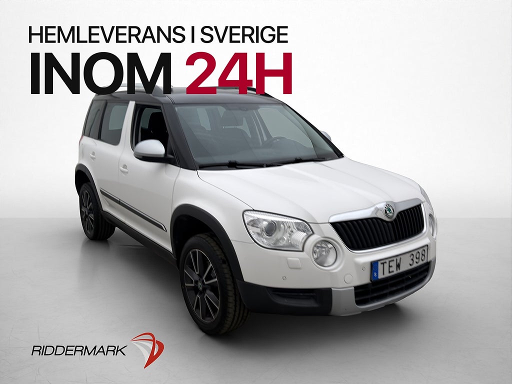 Skoda Yeti 2.0 TDI 4x4 140hk Experience Sensorer Drag Navi