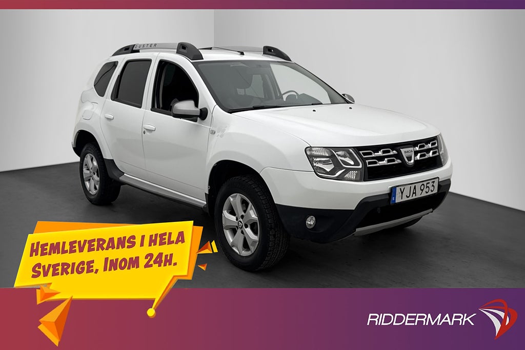 Dacia Duster 1.2 TCe 125hk Motorvärmare Sensorer Bluetooth