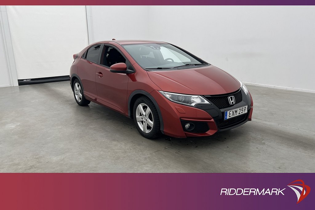 Honda Civic 1.8 i-VTEC 142hk Navi Kamera Bluetooth 0,58L/Mil