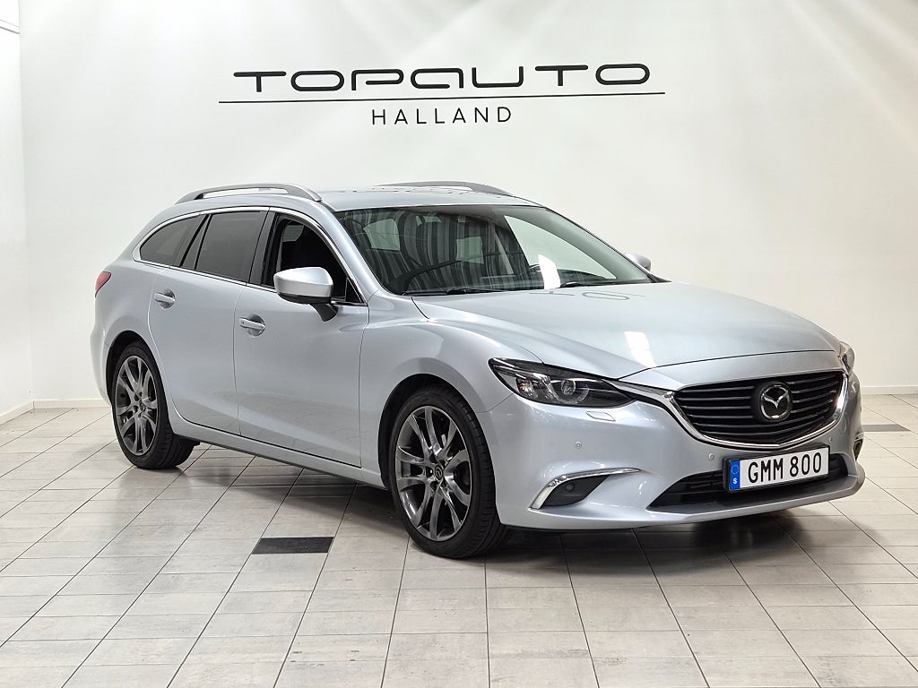 Mazda 6 Wagon 2.2 SKYACTIV-D AWD |Kamera|Läder|Head Up|Dragkrok