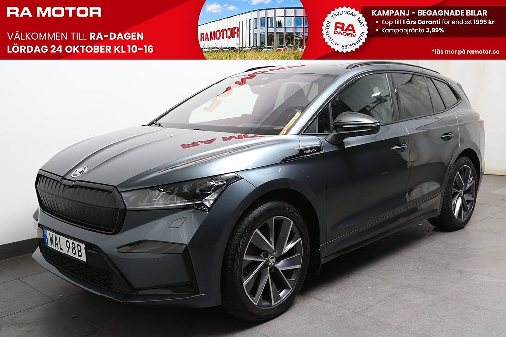 Skoda Enyaq 80 Sportline 204hk Panorama Head-up 360° Dragkrok