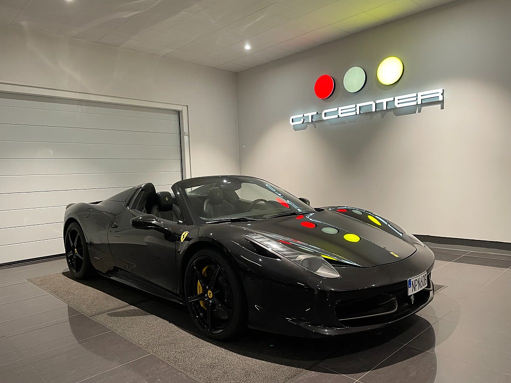 Ferrari 458 Spider Kolfiber Lift Titanium Sportavgas