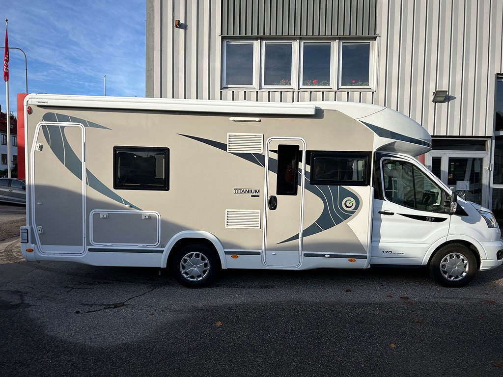 Chausson 757 Titanium Långbädd, automat, 170hk