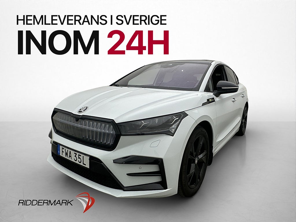 Skoda Enyaq Coupé RS Värmare Pano Canton HUD Drag Kamera