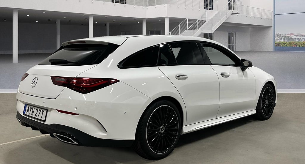 Mercedes-Benz CLA 200 AMG Premium Glastak 19tum Burmester Vinterpkt - bild 13