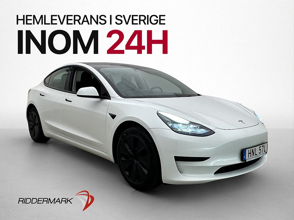 Tesla Model 3 Standard Range Drag AP Pano Kamera Navi Skinn