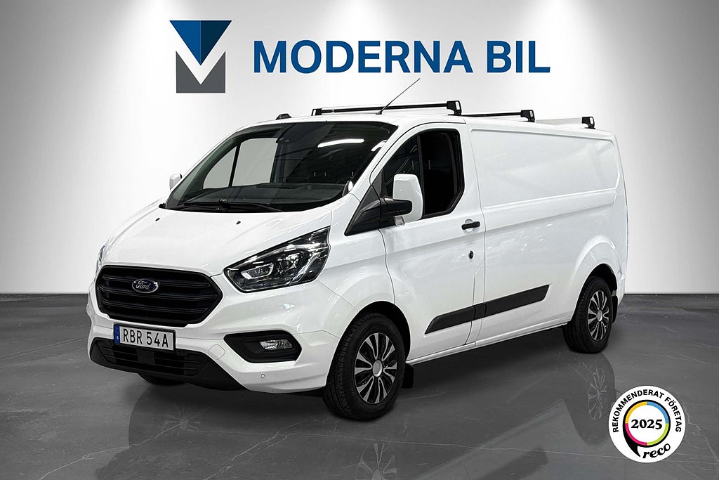 Ford transit Custom 300 2.0 130hk Automat Lång Moms Drag Bkam D-värm