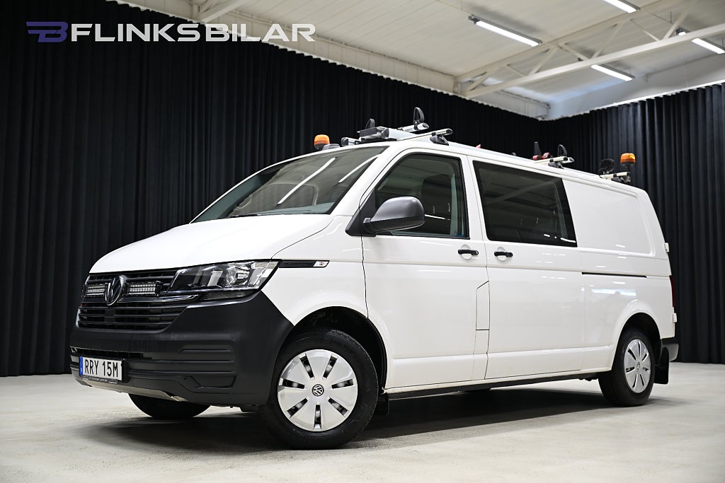 Volkswagen Transporter 4Motion 150HK Dubbelhytt|Kombi|V-Inredd|Leasbar|SeUtr!!