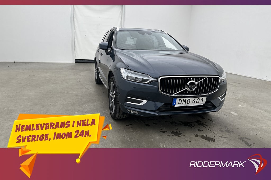 Volvo XC60 T5 AWD Inscription Pano H/K 360° Skinn HuD VOC
