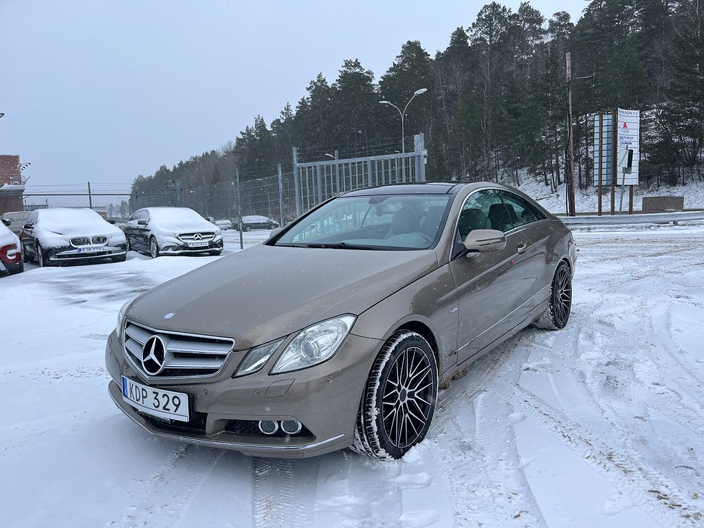 Mercedes-Benz E 350 CDI Coupé 231hk Drag Panorama Nyservad