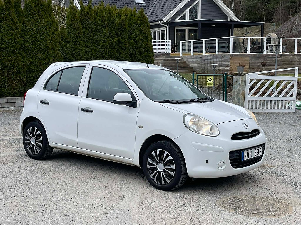 Nissan Micra 1.2, 80hk, Pure Drive2 brukare, nybesiktad, 2013