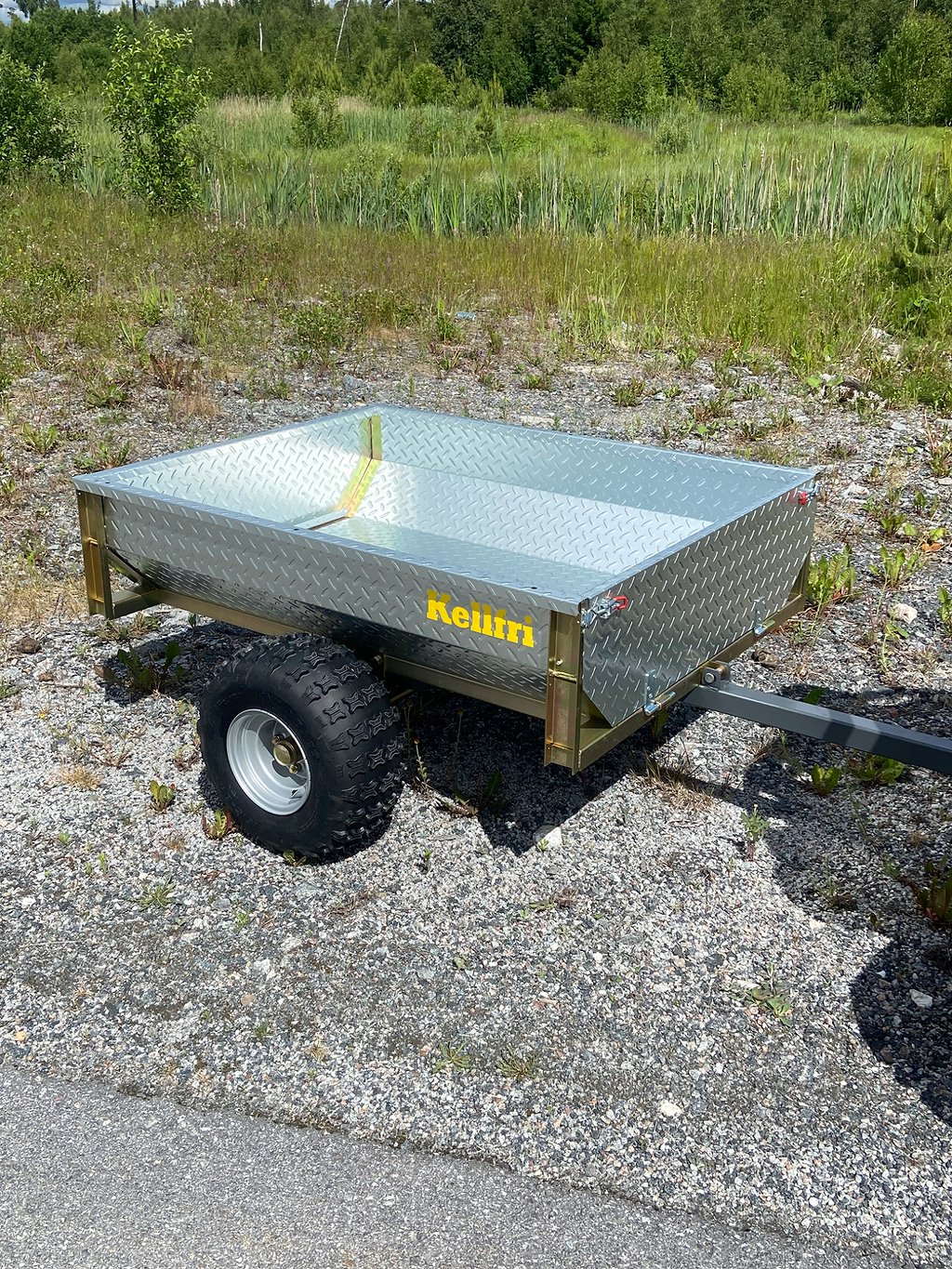 GAR TIPPVAGN ATV 500 KG MED GALVAD DURKPLÅT Monterad o klar