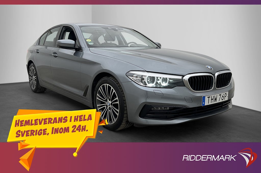 BMW 520 d xDrive Sport line Sportstolar Värmare Kamera Navi