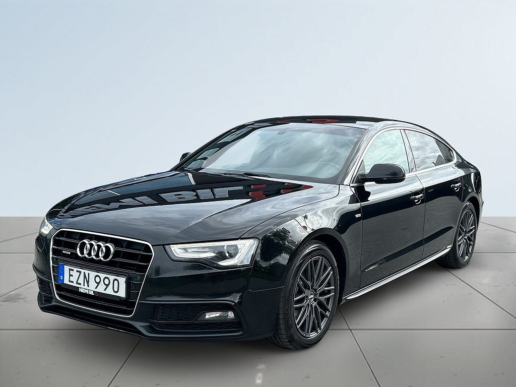 Audi A5 Sportback 2.0 TDI Quattro Aut MoK/Dvärm/Drag/Psens/SoV