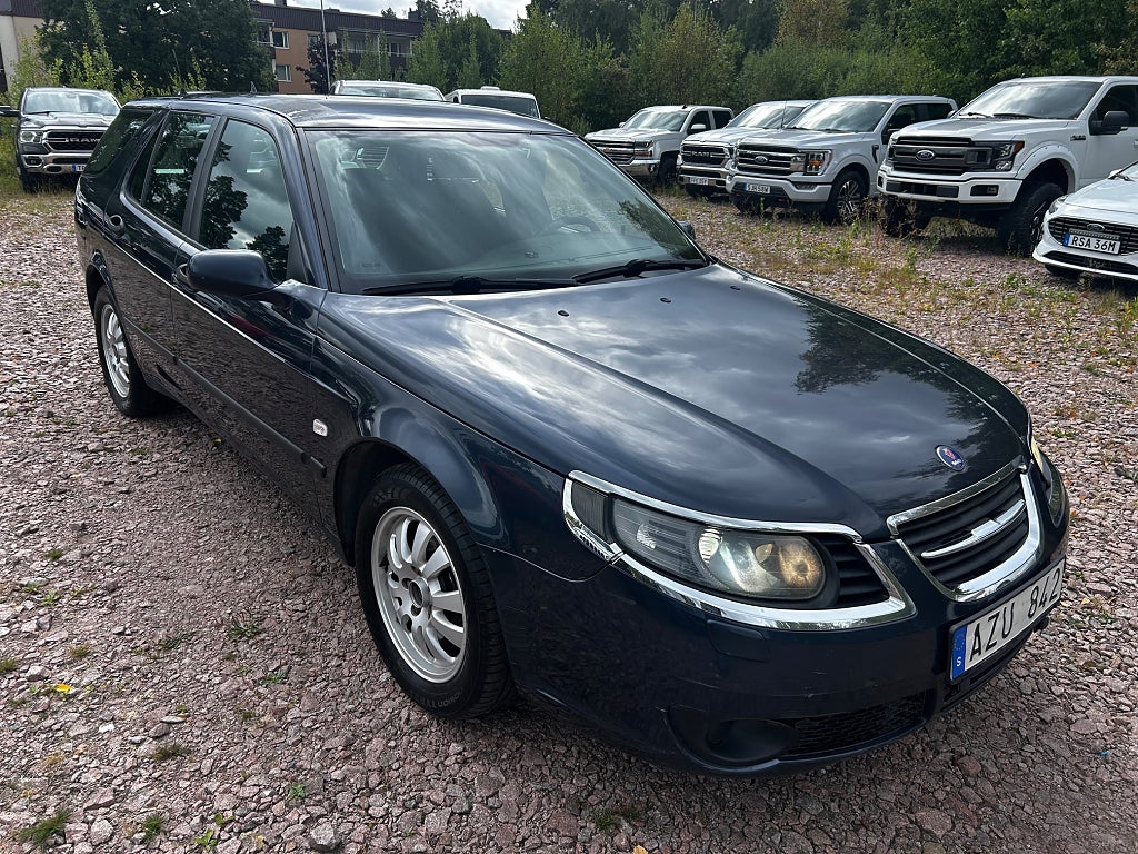 Saab 9-5 SportCombi 2.0t BioPower (FD Polisbil) | Ny besiktad