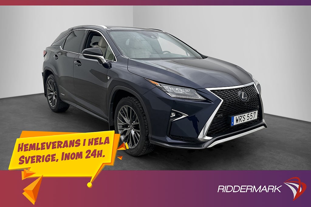 Lexus RX 450h 3.5 V6 AWD F Sport Pano Skinn 360° HuD Drag