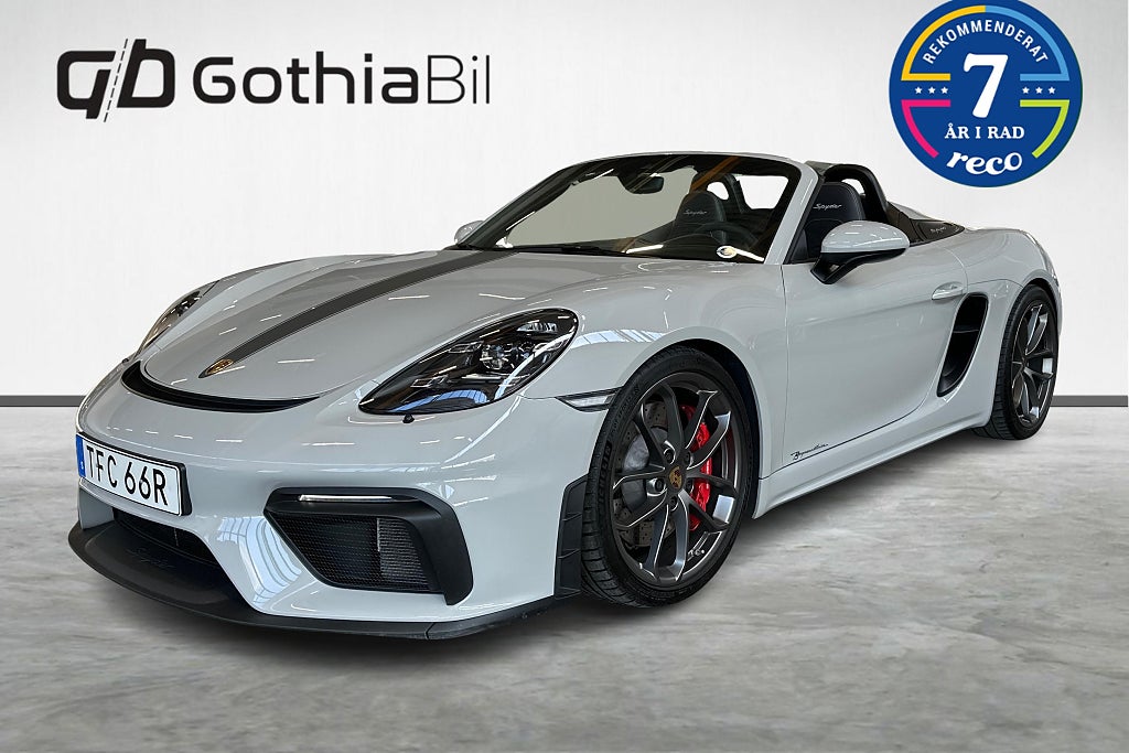 Porsche 718 Spyder Stertman Steg 3 Svensksåld
