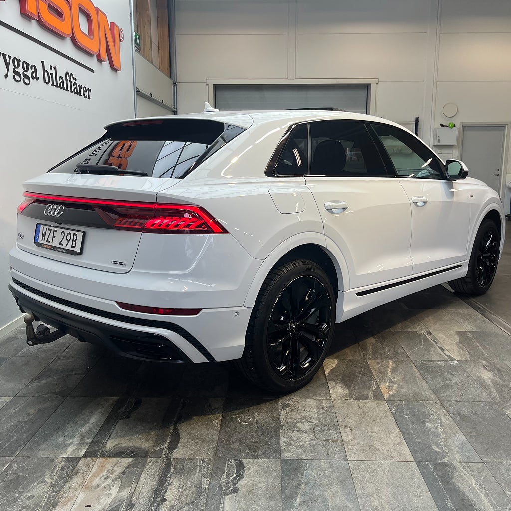 Audi Q8 4,99% 50 TDI Q S Line B&O Matrix 360° Luftfjädring Pano