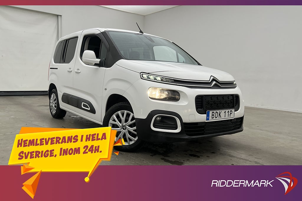 Citroën Berlingo 131hk Ny-Kamrem Värm Drag Kamera Moms
