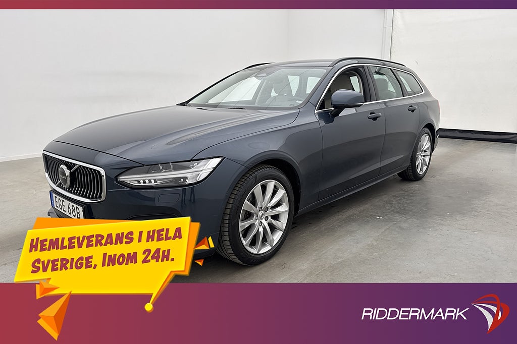 Volvo V90 B4 Momentum Läder Värm Kamera Navi Drag MOMS