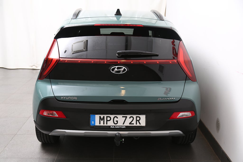 Hyundai Bayon 1,0 T-GDI 100hk Advanced Aut 1ägare Motorv Dragkrok 2022