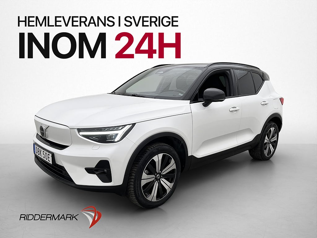 Volvo XC40 Recharge Twin Motor AWD Plus Kamera Drag Värmare