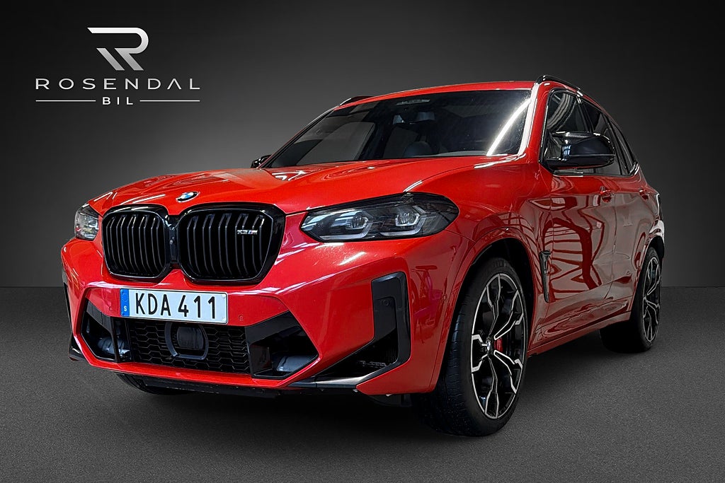 BMW X3M M Competition 510HK HUD Panorama Dragkrok 2-Ägare HK 