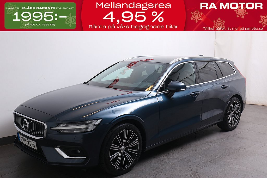 Volvo V60 D4 190hk Inscription Aut Skinn Navi VOC Leasbar 2019