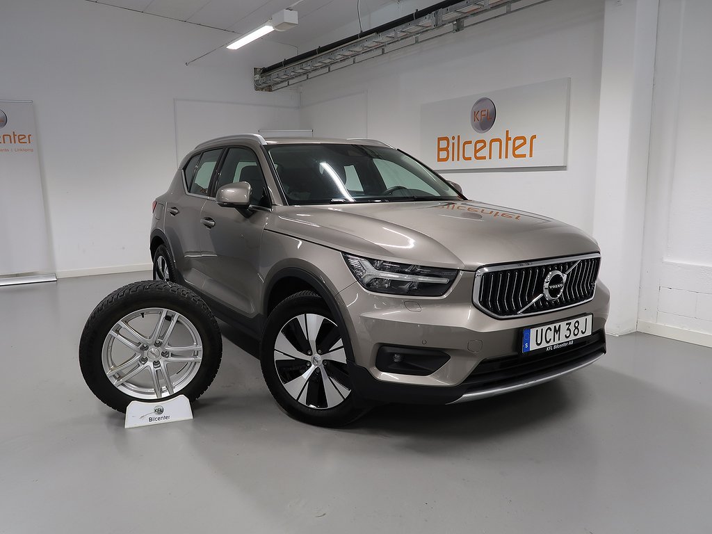 Volvo XC40 Recharge T4 V-Däck ingår H/K-Navi-Kamera-Värmare-VoC-Carplay