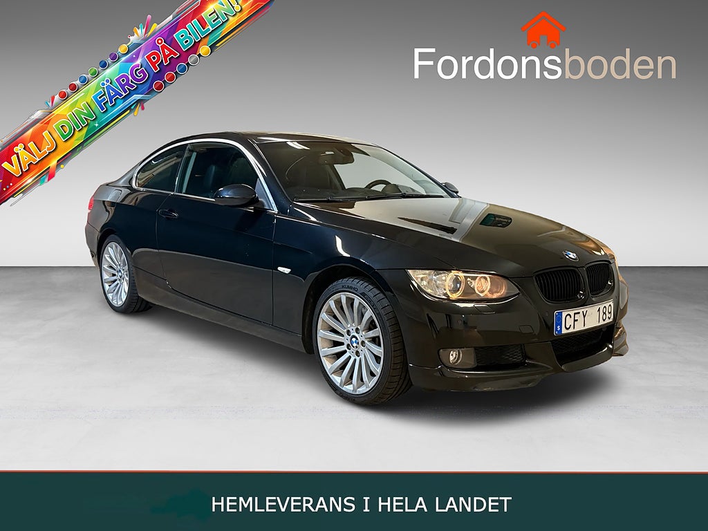 BMW 325i Coupé Euro 4 Taklucka Elstolar Nyservad Nybesiktigad