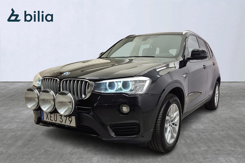 BMW X3 xDrive30d 258hk/Dragkrok/S&V-hjul/B-kamera/M-värmare/ Räntekampa