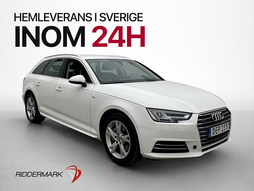 Audi A4 2.0 TDI 190hk Q Proline M-Värmare Keyless Drag