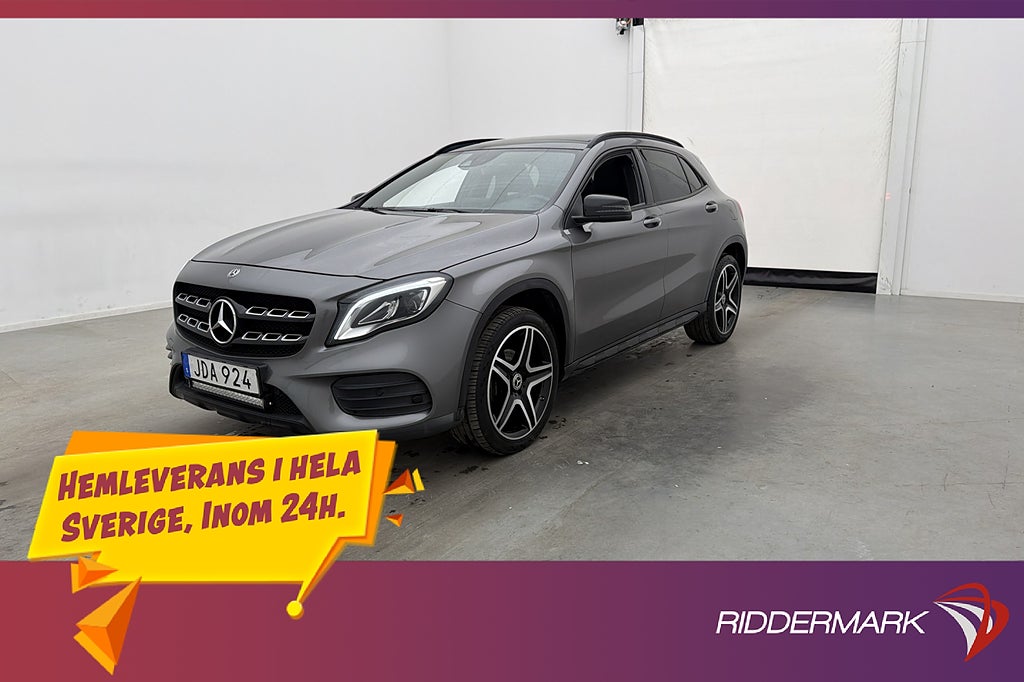 Mercedes-Benz GLA 200 AMG Pano M&K-Värmare Kamera Navi Drag