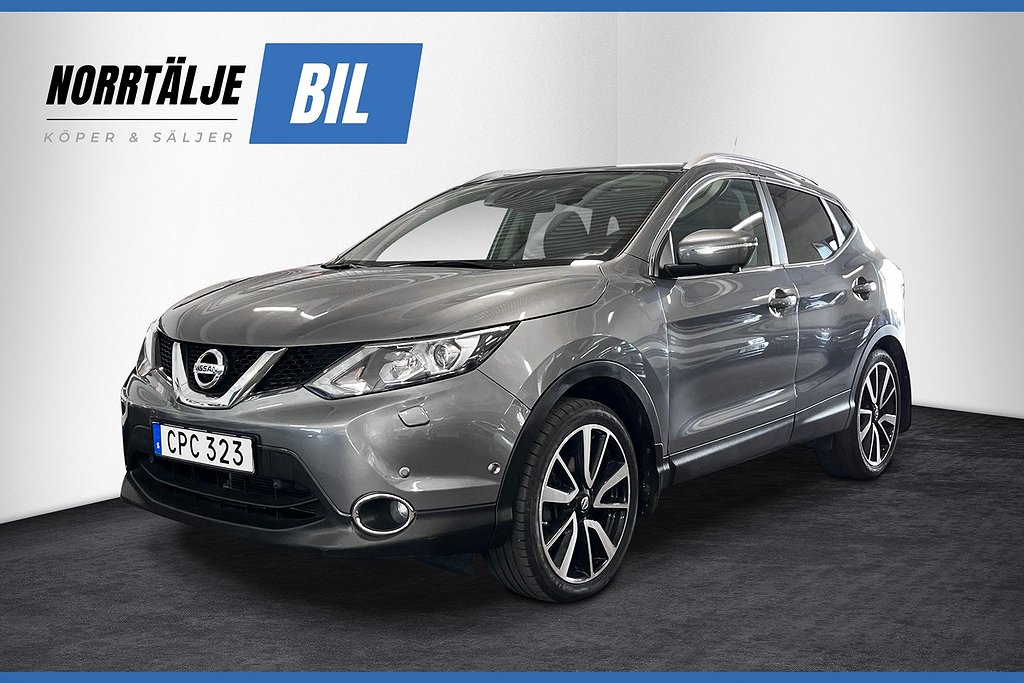 Nissan Qashqai 1.2 115 HK DIG-T NAVI PANO 360-KAMERA PDC 19"