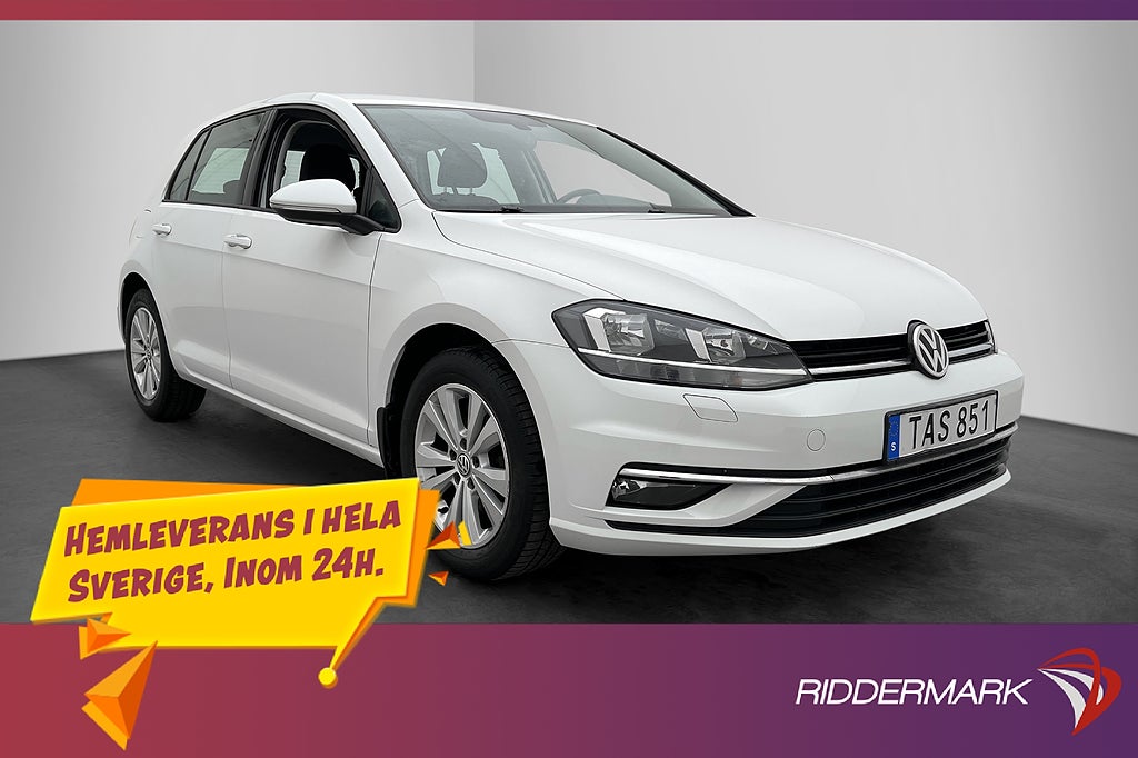 Volkswagen Golf 1.0 TSI 110hk Kamera Adapt-fart CarPlay