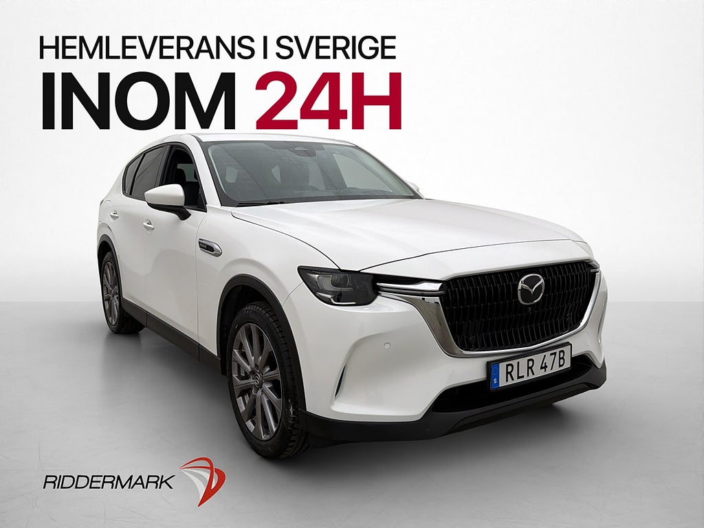 Mazda CX-60 PHEV AWD  BOSE Navi HUD 360° Värmare Drag
