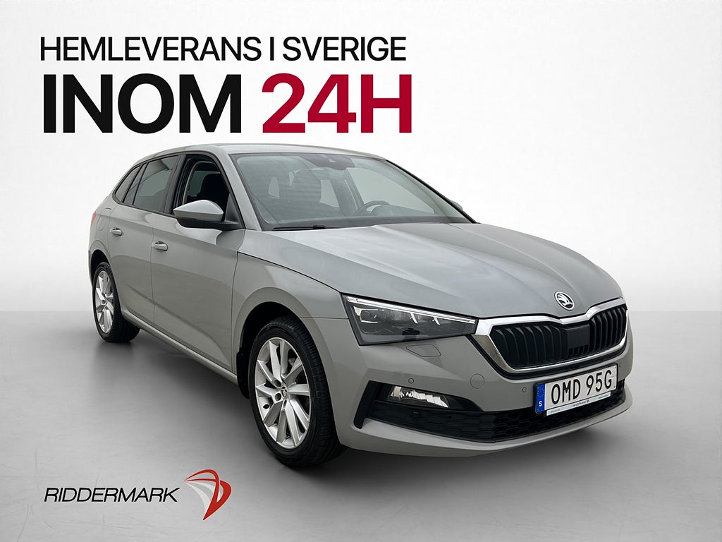 Skoda Scala 1.0 TSI 110hk Style Drag Kamera Carplay P-sensor